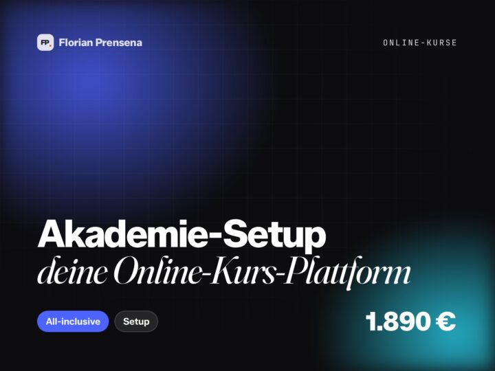 Akademie-Setup – deine Online-Kurs-Plattform