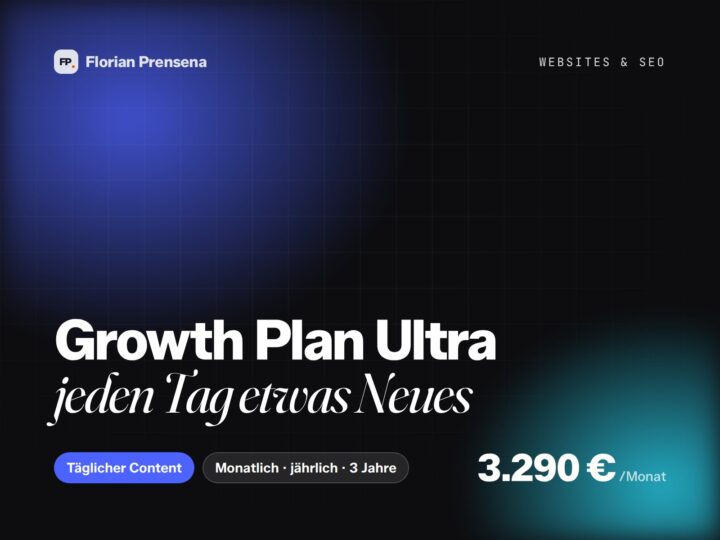 Growth Plan Ultra – jeden Tag etwas Neues