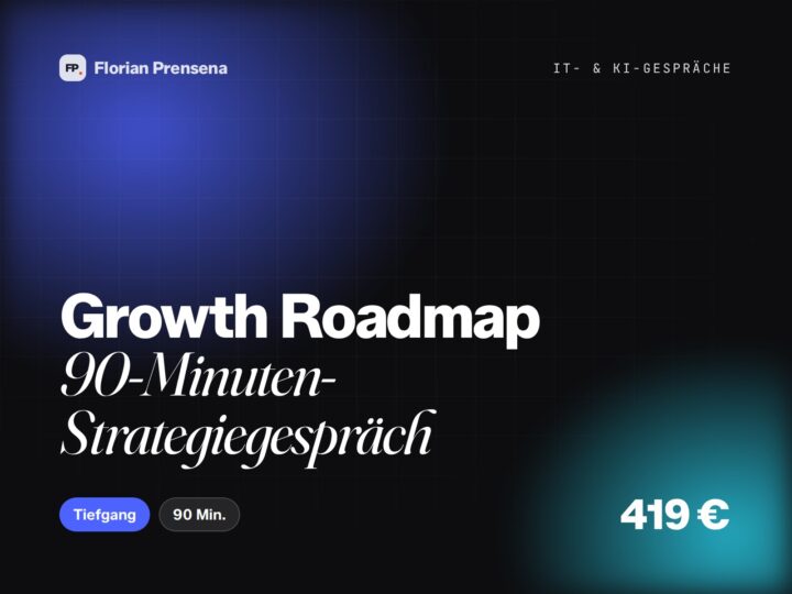 Growth Roadmap – 90-Minuten-Strategiegespräch