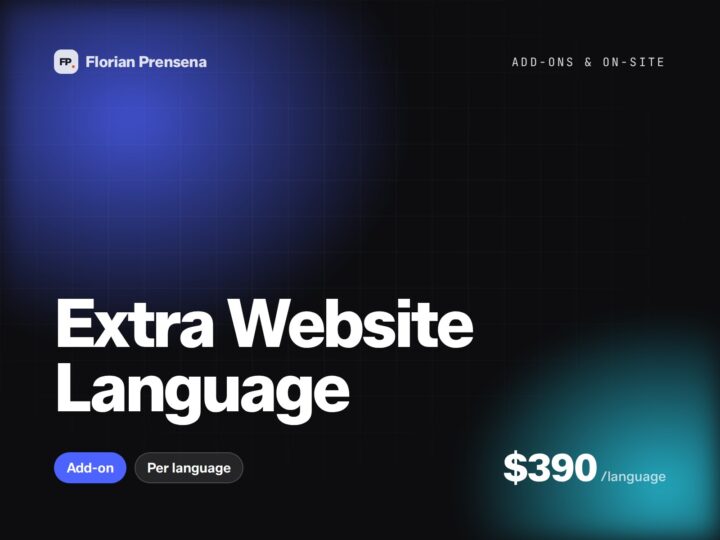 Extra Website Language