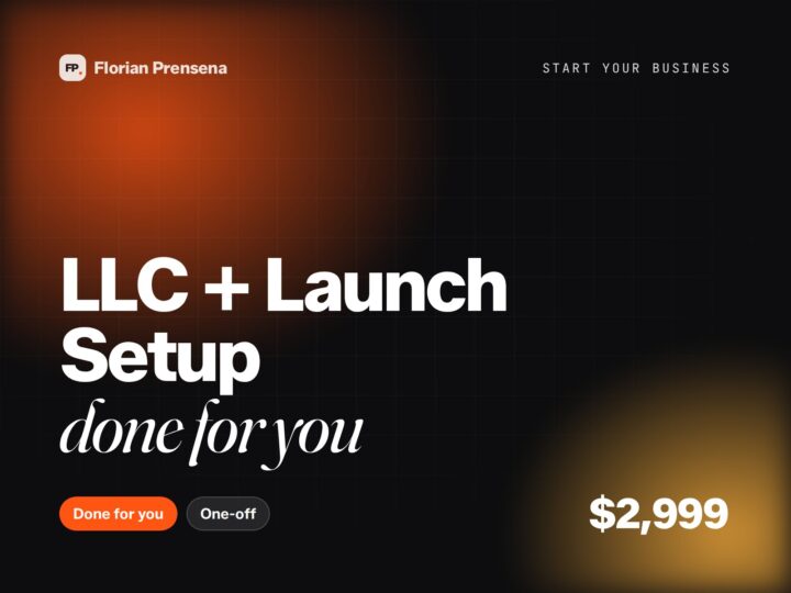 LLC + Launch Setup — done for you