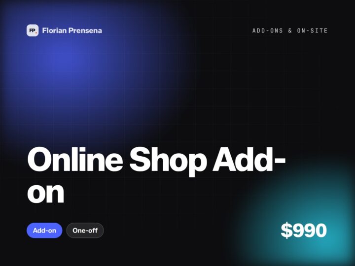 Online Shop Add-on