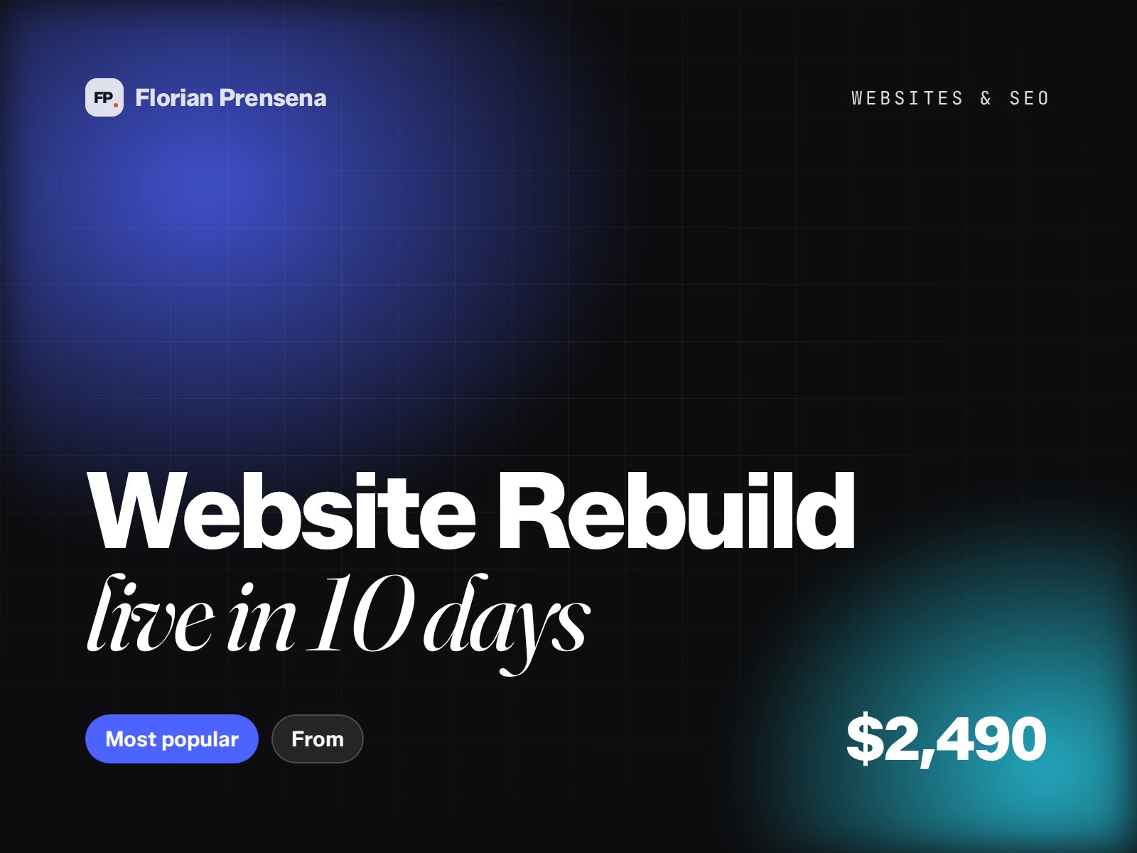 Website Rebuild — live in 10 days