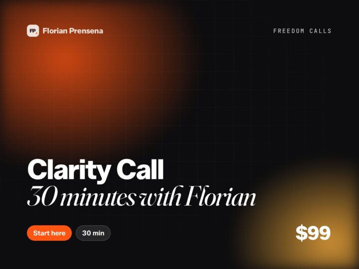 Clarity Call — 30 minutes with Florian