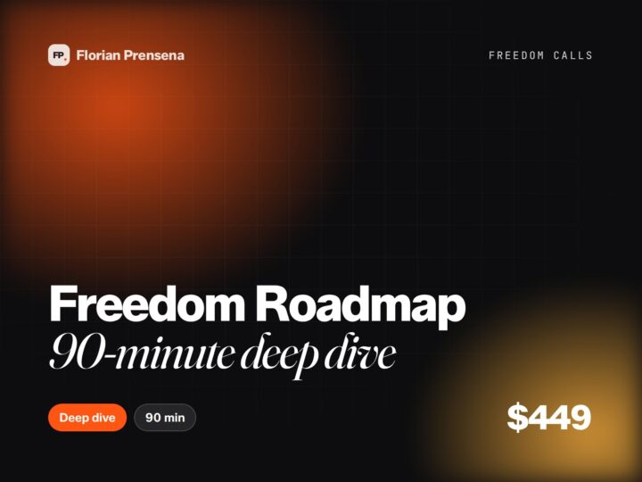 Freedom Roadmap — 90-minute deep dive