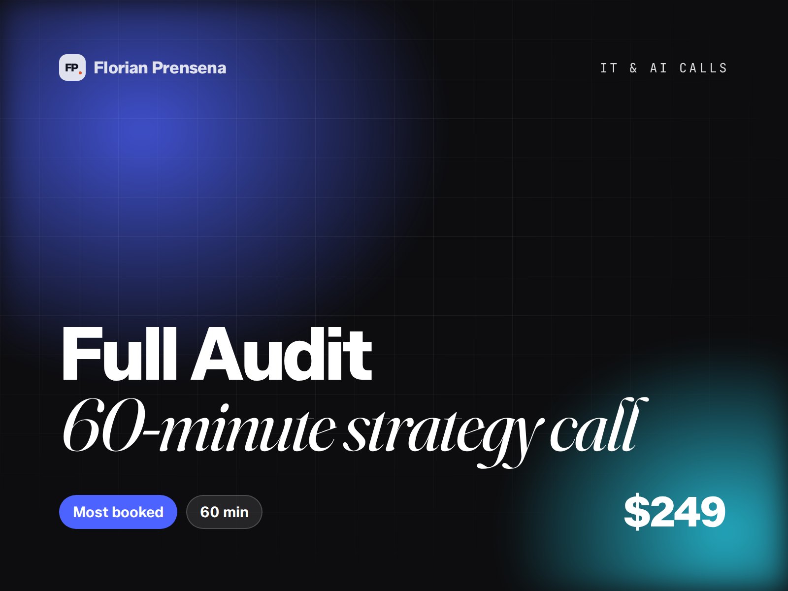 Full Audit — 60-minute strategy call