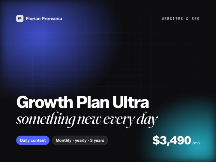 Growth Plan Ultra — something new every day