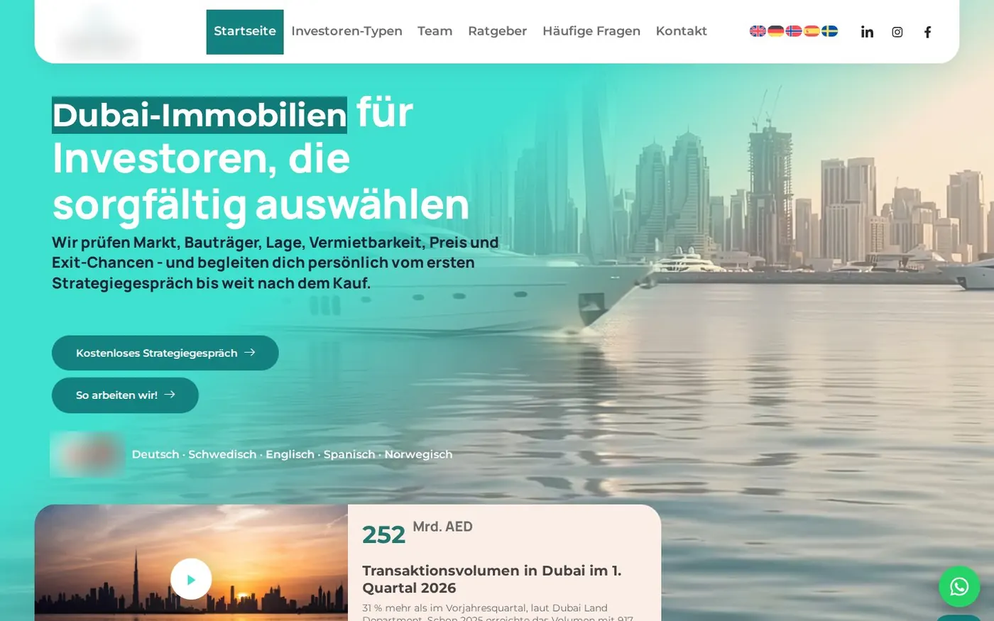 Real-estate advisory website