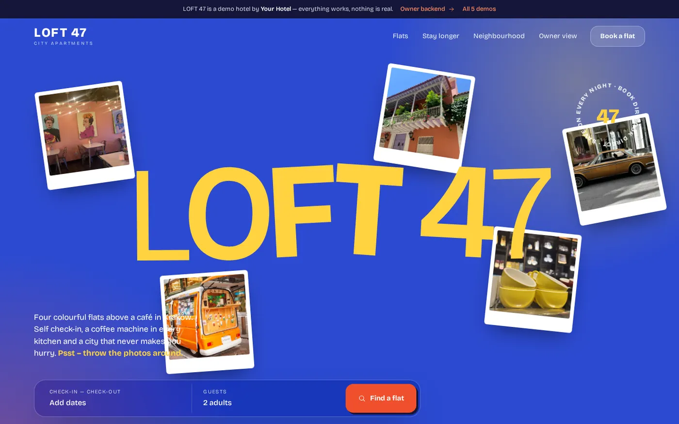 LOFT 47 demo website