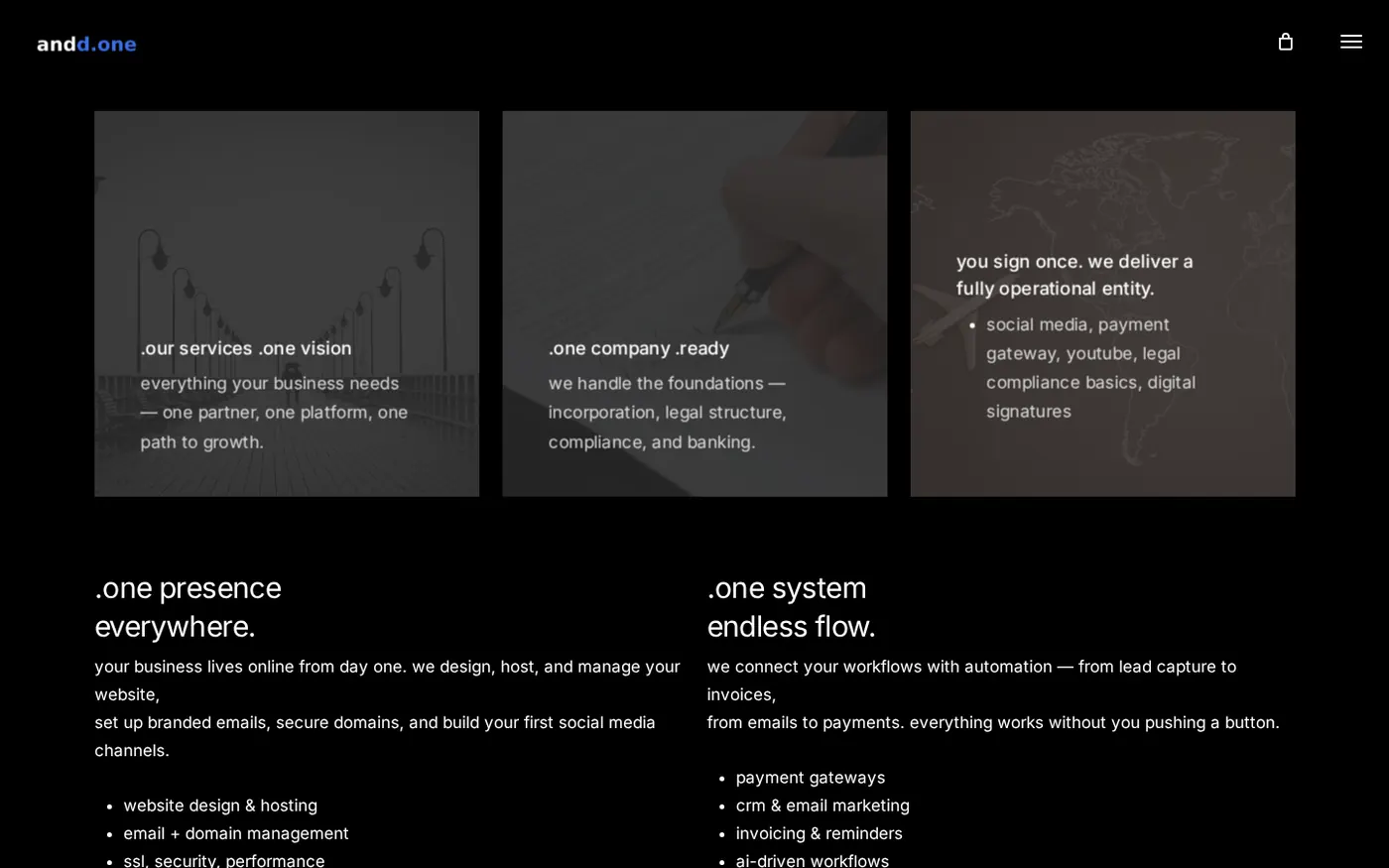 andd.one website
