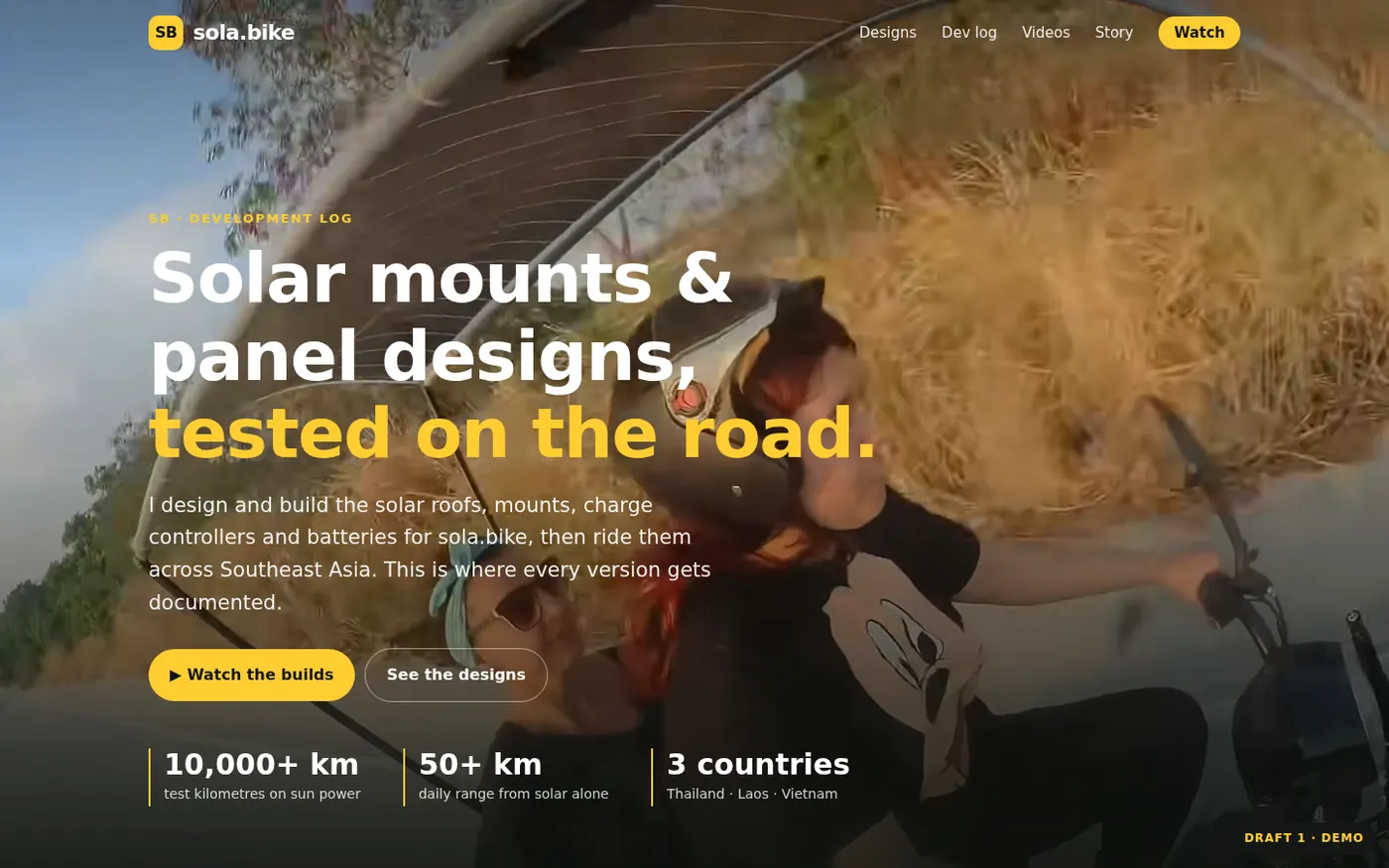 sola.bike website