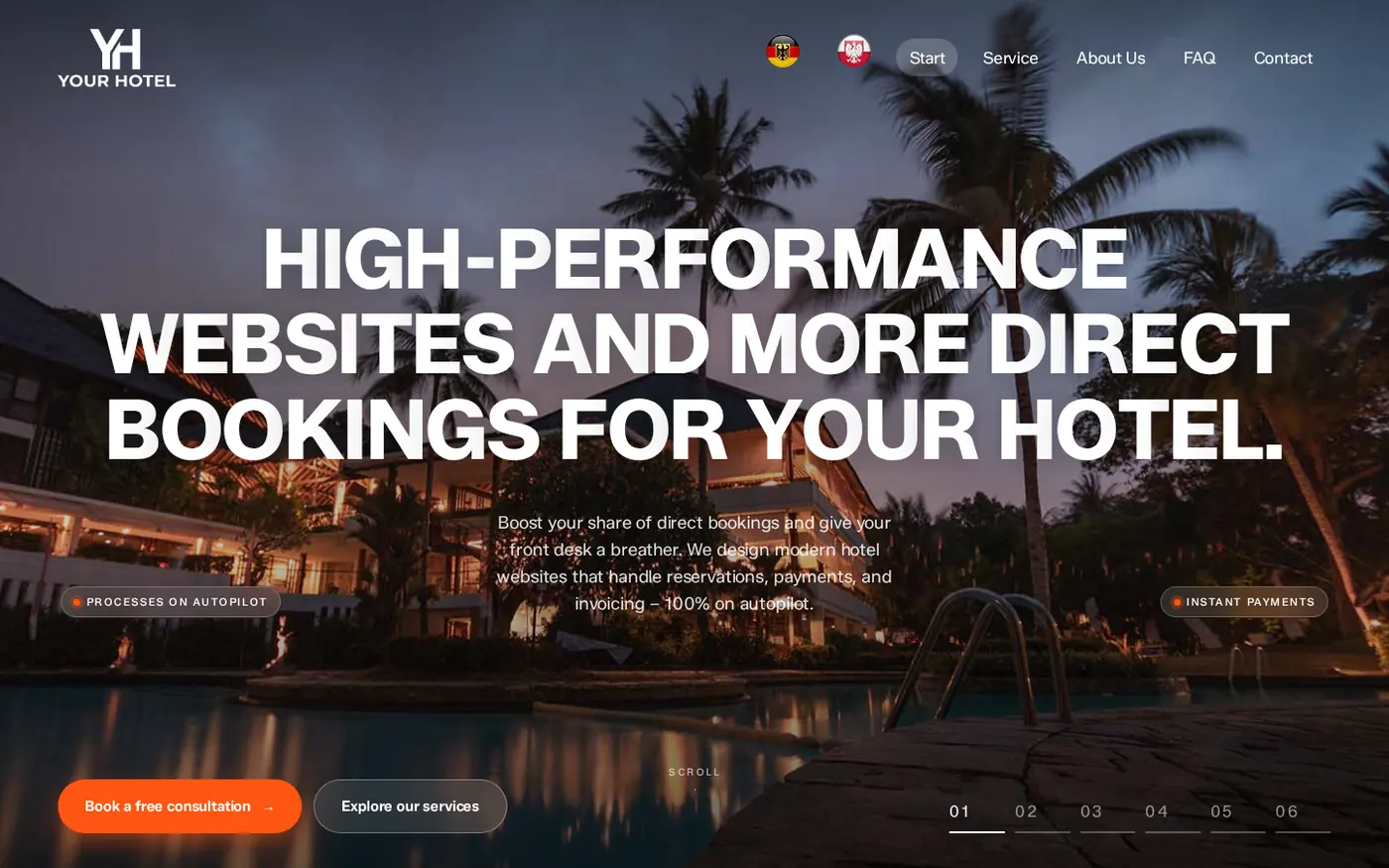 yourhotel.site website